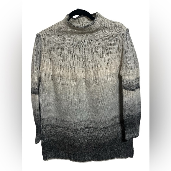 Anthropologie Wool & Alpaca And Other Fabric Sweater Sz Med - Picture 1 of 9